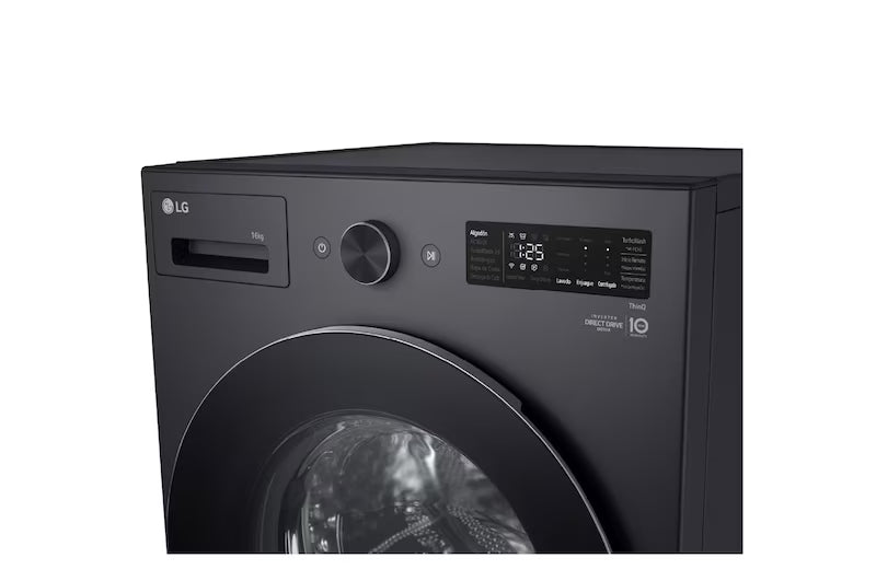 Lavaseca 2 en 1 Carga Frontal LG 16kg Gris Grafito AI DD™ Pet Care - WD16EGNTS6P