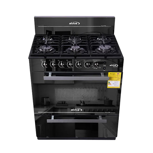 Estufa Abba 6Pts Con Horno a Gas RG803-3-EN-VIDRIO