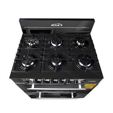 Estufa Abba 6Pts Con Horno a Gas RG803-3-EN-VIDRIO