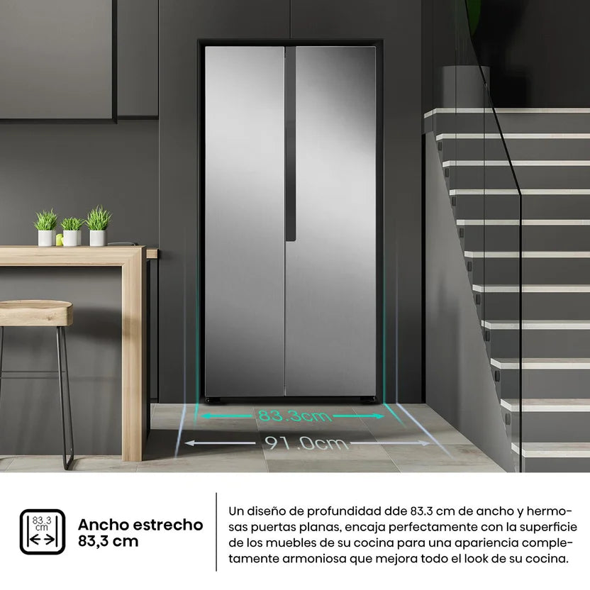 Nevecon Hisense Side By Side 428 Litros - RS3P428NEDA1