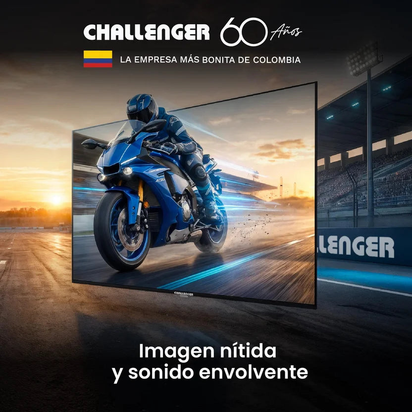 Televisor Challenger 50" Qled UHD 4K Google TV - 50KG191