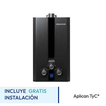 Calentador de paso a gas Challenger 6 Lts Tiro Forzado - WHF7062-NE