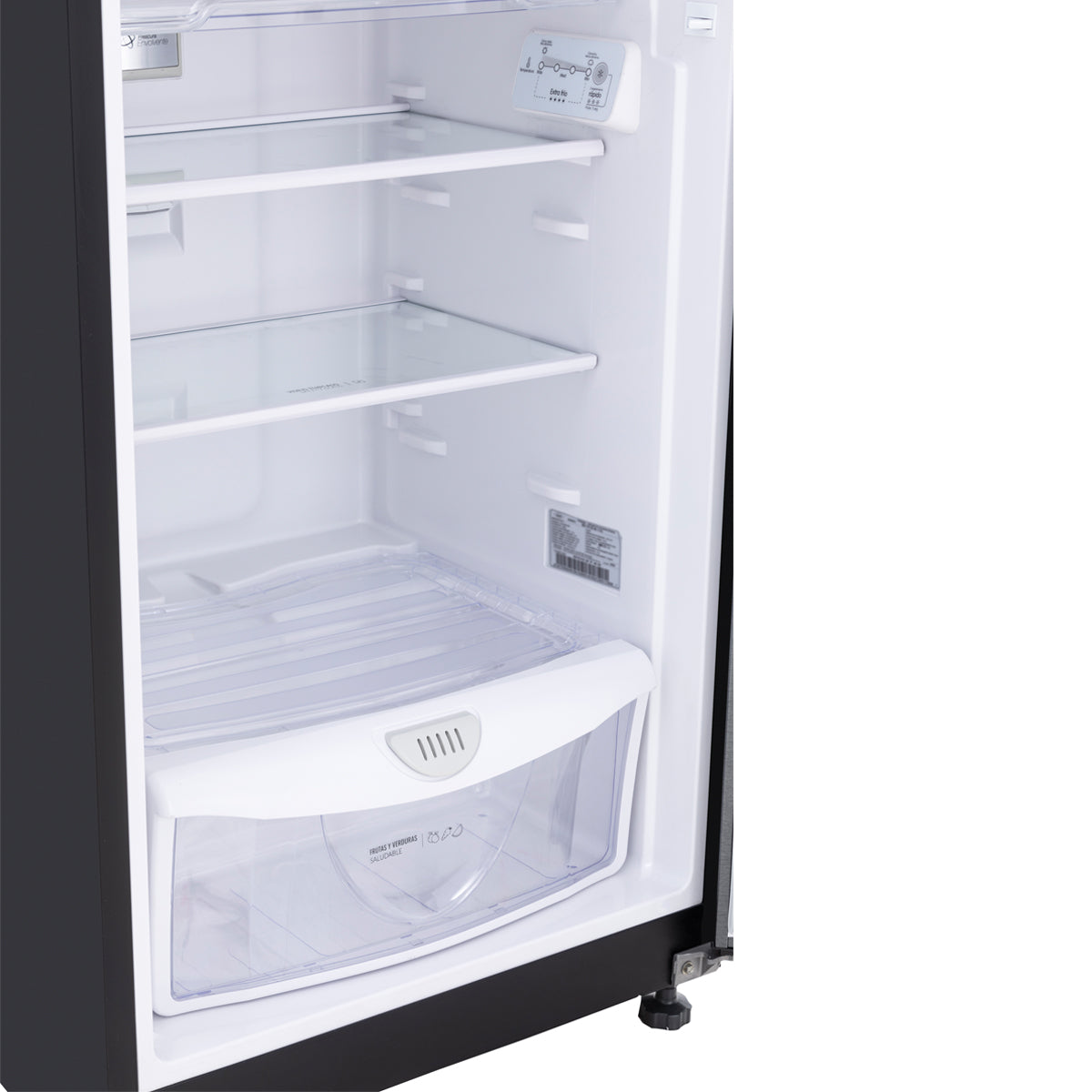 Nevera Haceb No Frost 271 Litros Manija Externa Negro Esmeralda Inverter - NEV 271 SE DA ME NE INV