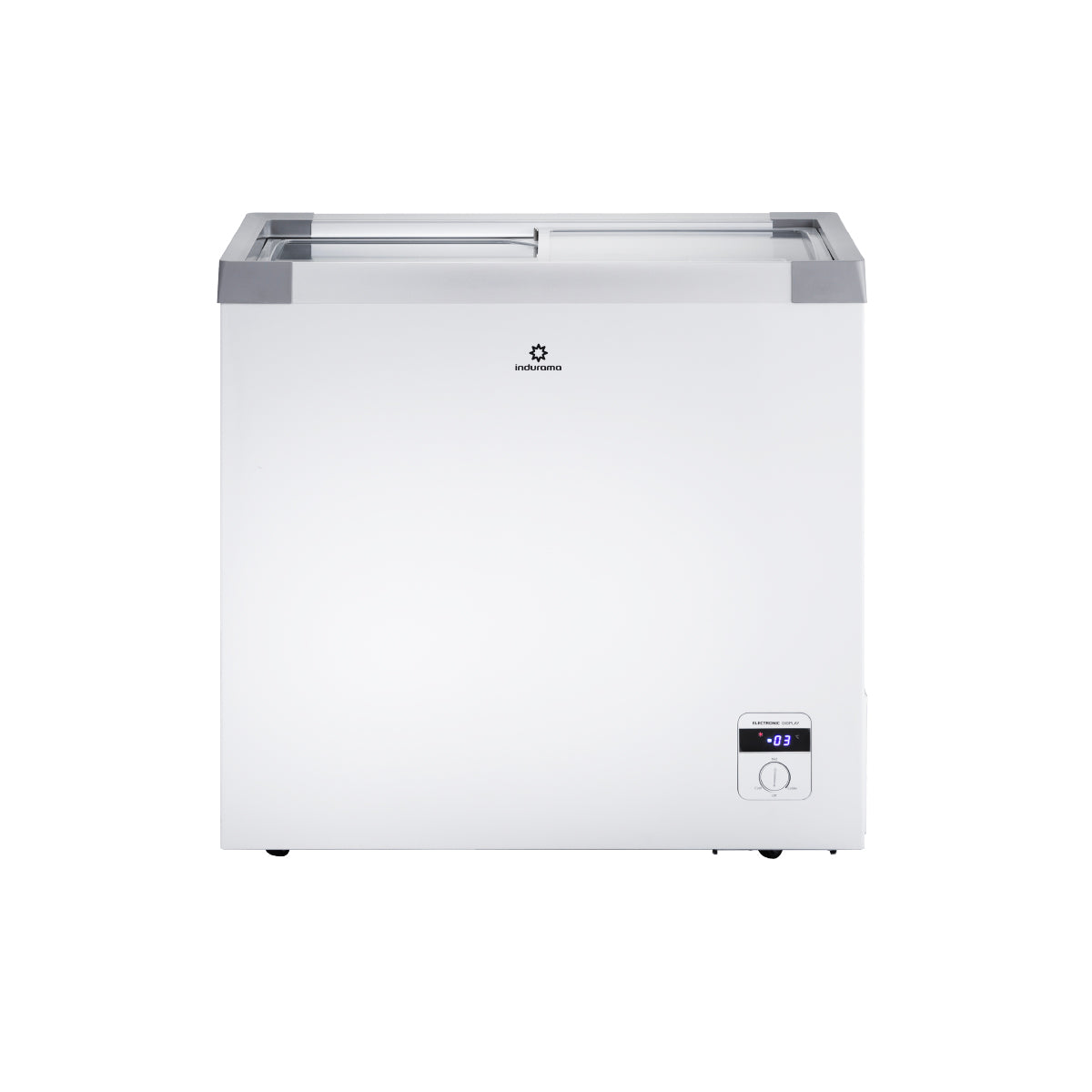 Congelador Indurama Horizontal 204 Litros Tapa de Vidrio CI-199TV