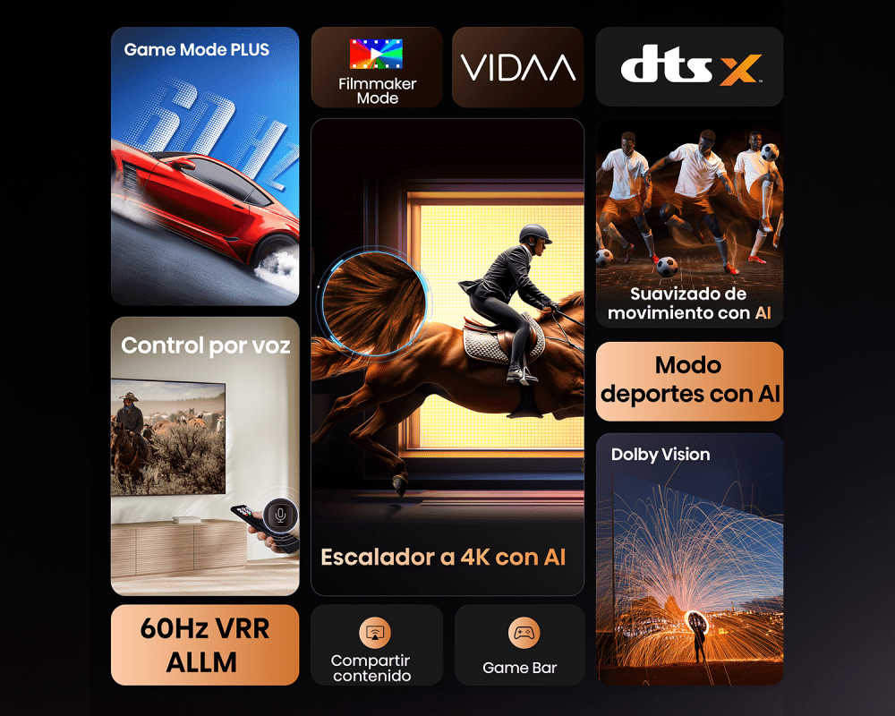 Televisor Hisense 65" UHD-4K - 65A6NV