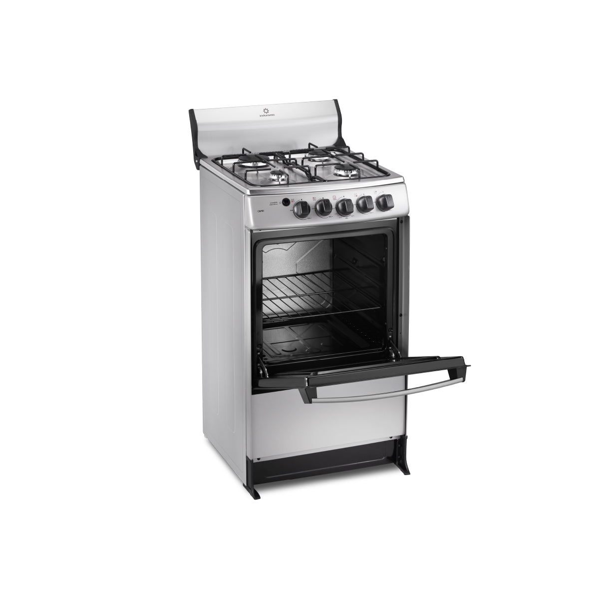 Estufa Indurama Capri 4 Ptos Inox - Línea Spazio Plus - 30001799