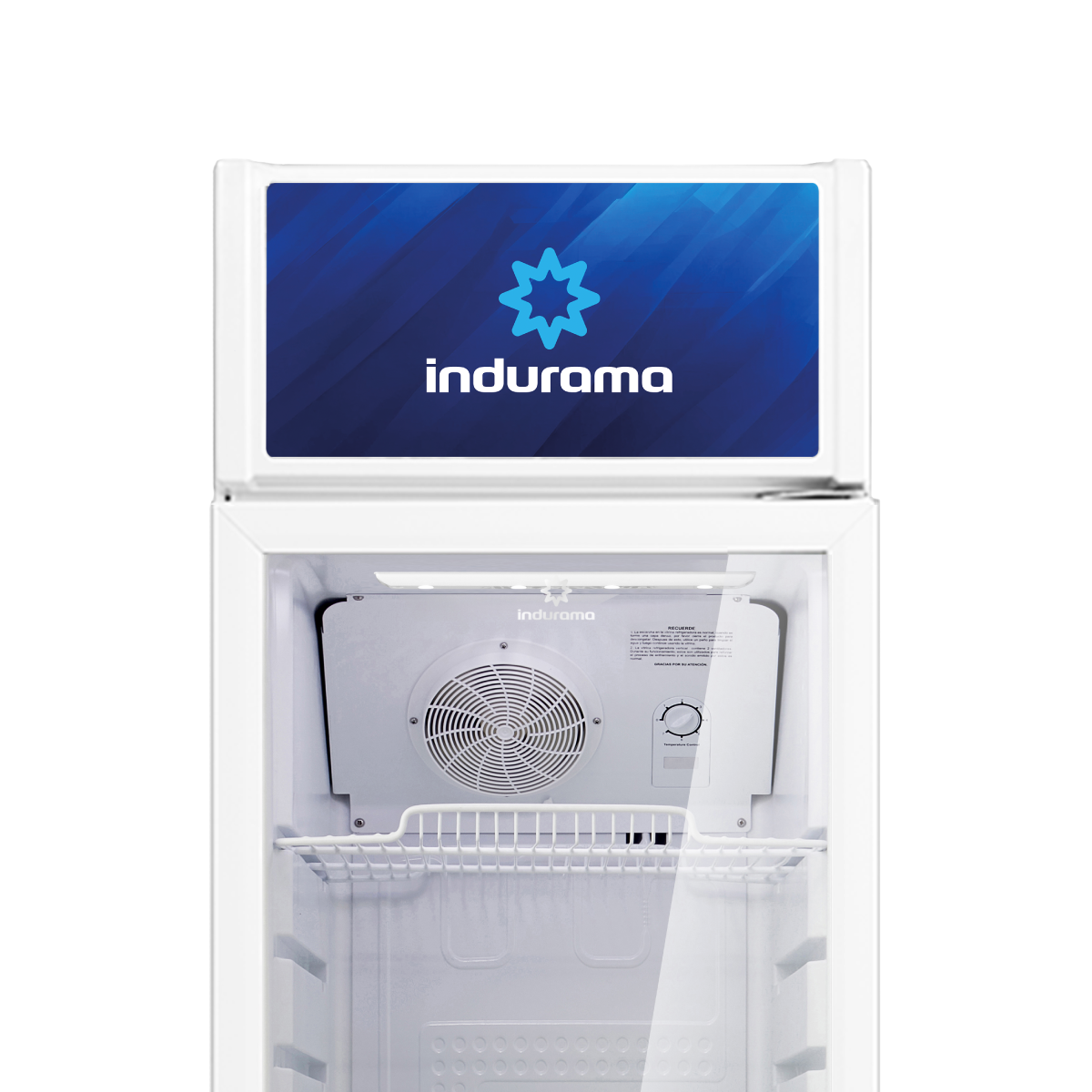 Vitrina Refrigerante Indurama 211 Litros Blanca - VFV-211