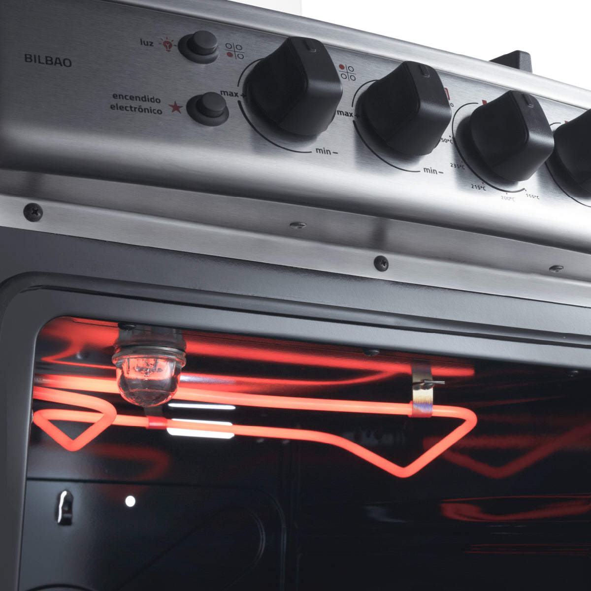 Estufa INDURAMA Bilbao Plus 4PTOS Gas Natural TBIL008