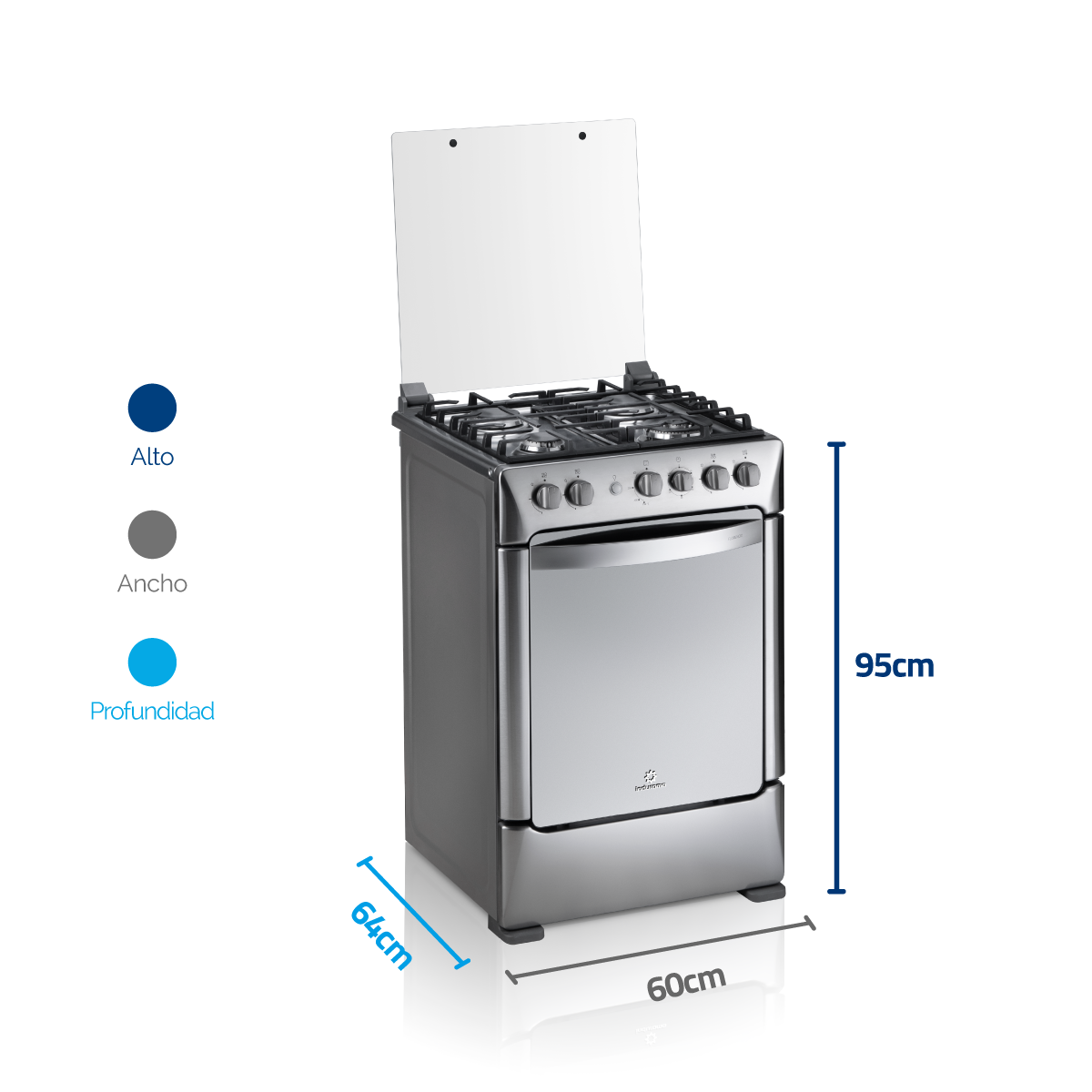 Estufa INDURAMA Florencia Zafiro Croma Gas Natural 30000848