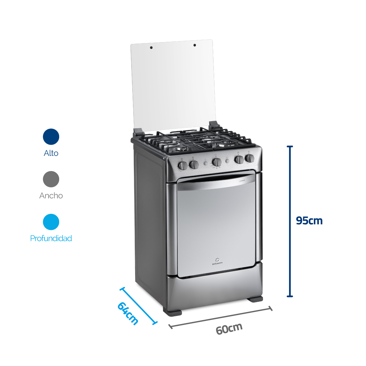 Estufa INDURAMA Granada Zafiro Croma C24 Gas Natural 30000843