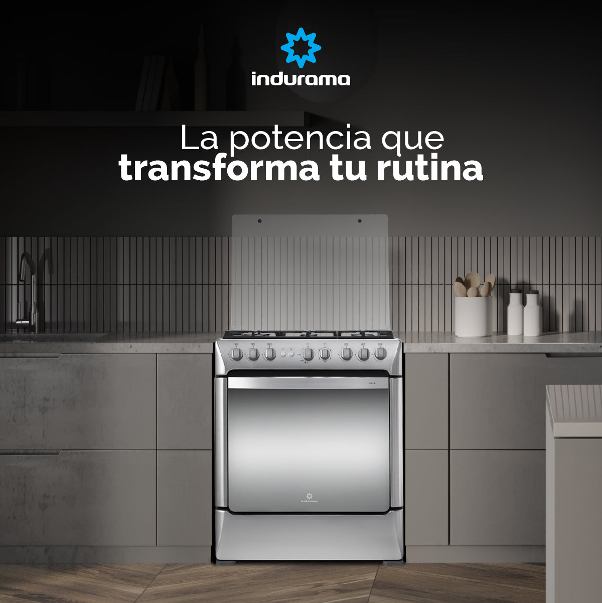 Estufa INDURAMA Galicia Zafiro Croma 6 PTOS Gas Natural 30000790