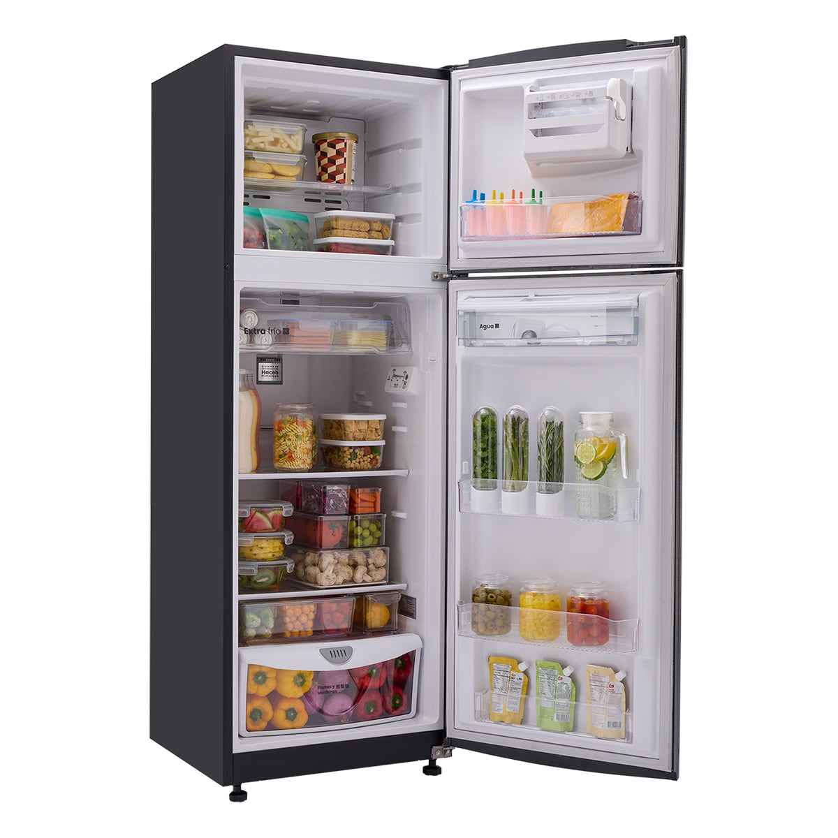 Nevera Haceb No Frost 311 Litros Manija Externa Titanio Inverter - NEV LIS 311 SE DA ME TI INV - Logística Haceb