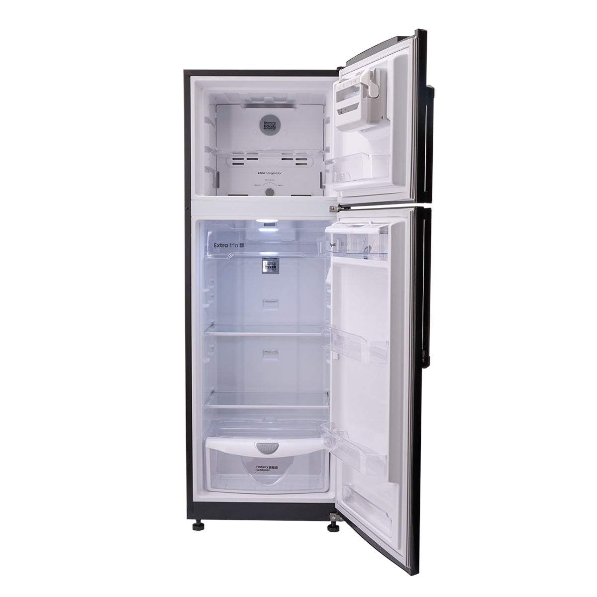 Nevera Haceb No Frost 311 Litros Manija Externa Negro Cósmico Inverter - NEV LIS 311 SE DA ME NC INV - Logística Haceb