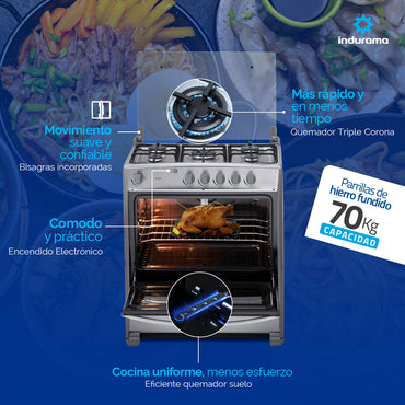 Estufa INDURAMA Alcala Quarzo Gas Natural 30001145