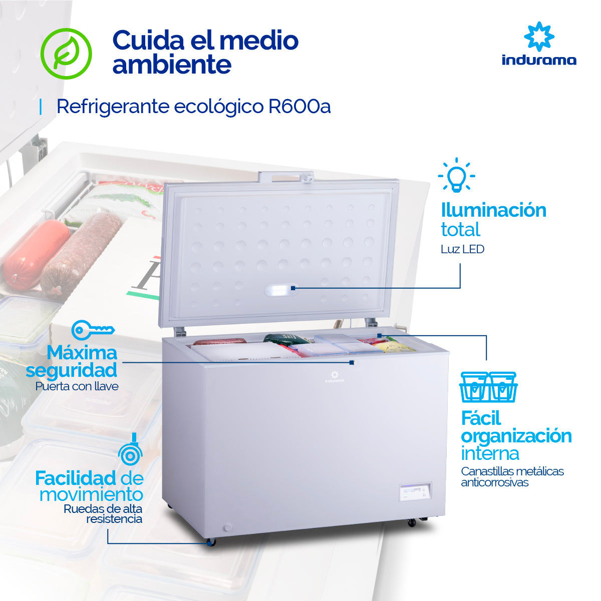 Congelador Indurama 325 LTS - CI-299TM