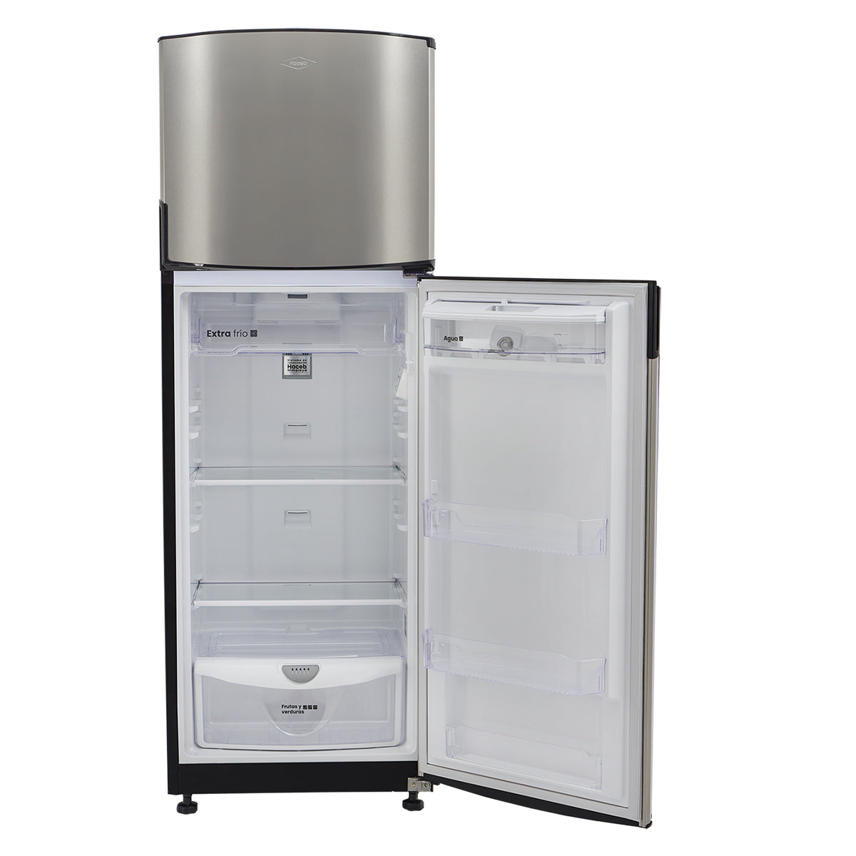 Nevera Haceb No Frost 271 Litros Manija Integrada Inox Inverter -  NEV 271 SE DA MI INOX INV