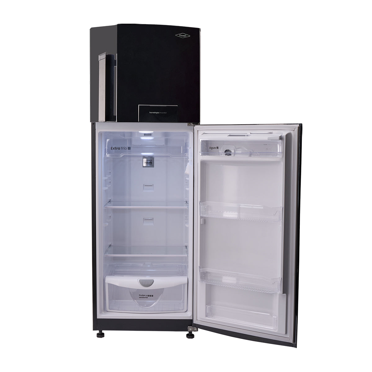 Nevera Haceb No Frost 311 Litros Manija Externa Negro Cósmico Inverter - NEV LIS 311 SE DA ME NC INV - Logística Haceb