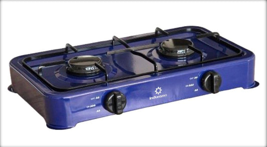 Estufa Indurama Mesa 2 Ptos Azul a Gas propano - EMI-210AGP