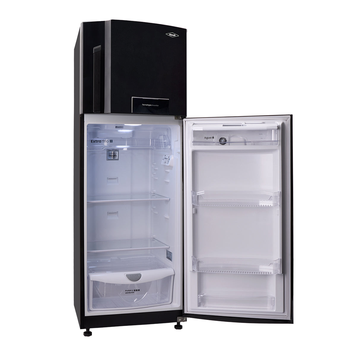 Nevera Haceb No Frost 311 Litros Manija Externa Negro Cósmico Inverter - NEV LIS 311 SE DA ME NC INV - Logística Haceb