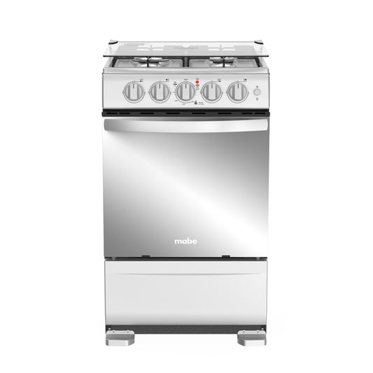 Estufa Mabe 52 cm Inox Gas Natural 4 Puestos - EMC5140ANG0
