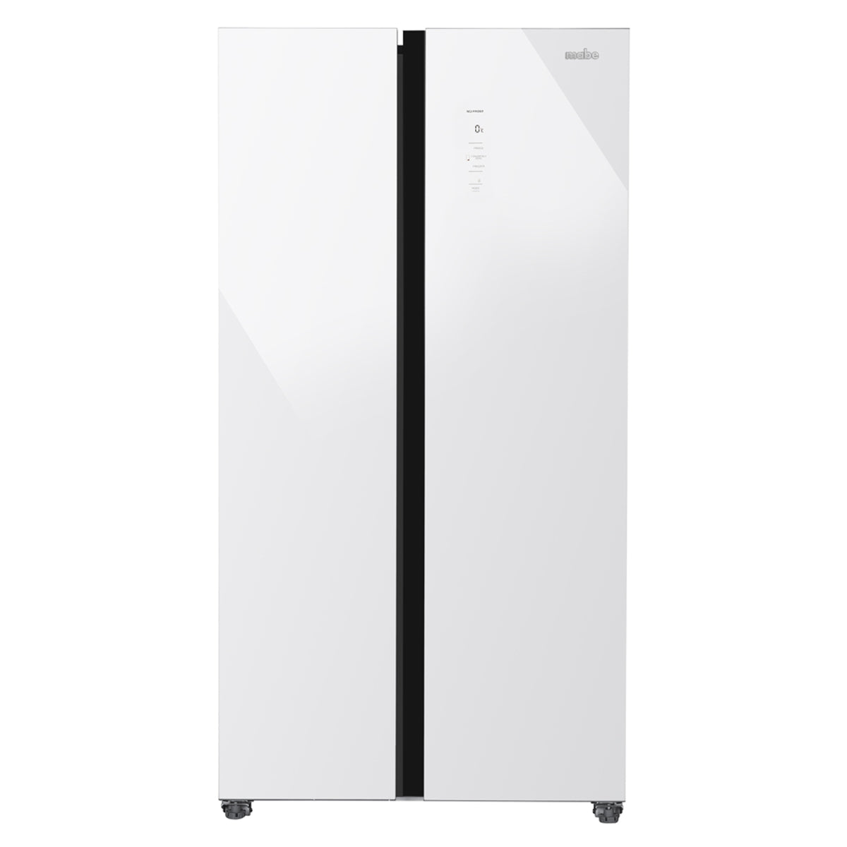 Nevecón Mabe Side by Side No Frost 631 L Brutos White Glass - MSL631LKLSG0
