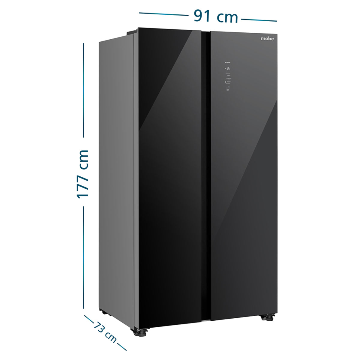 NEVECON MABE 631 LTS SIDE BY SIDE MSL631LKLNGO