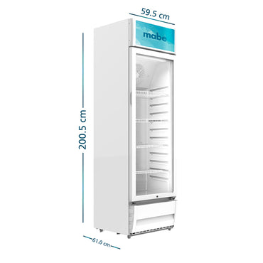 Vitrina Refrigeradora 316 L Brutos Blanco Mabe - ALASKAVIT316CEG