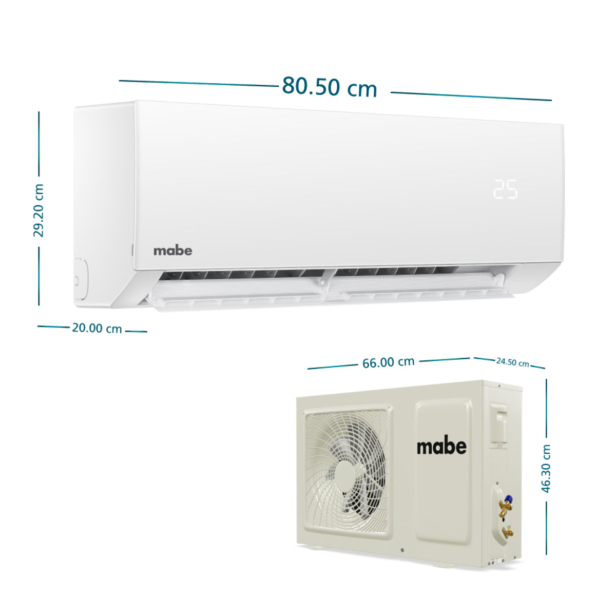 Aire Acondicionado Mabe Tradicional 220v 12000 BTU - MMT12CDBWCCBC1