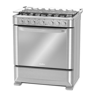 Estufa de Piso a Gas 76 cm Inox Mabe - EMC7630NFX0