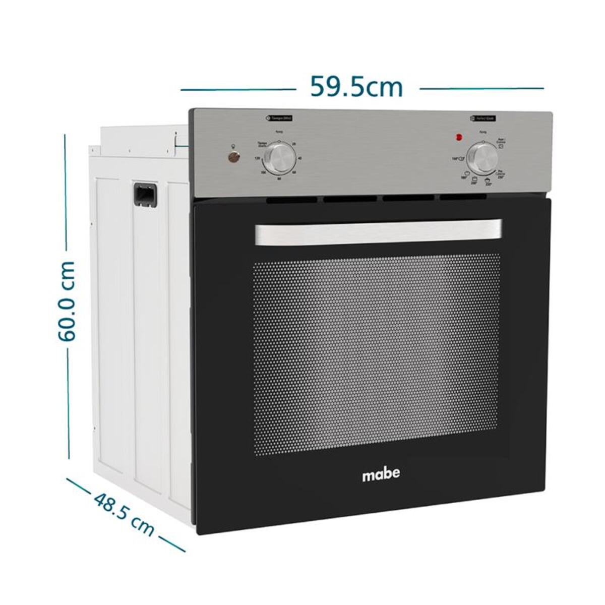 HORNO MABE EMPOTRAR 60 CM 110V INOX GAS HM6027GWAI0