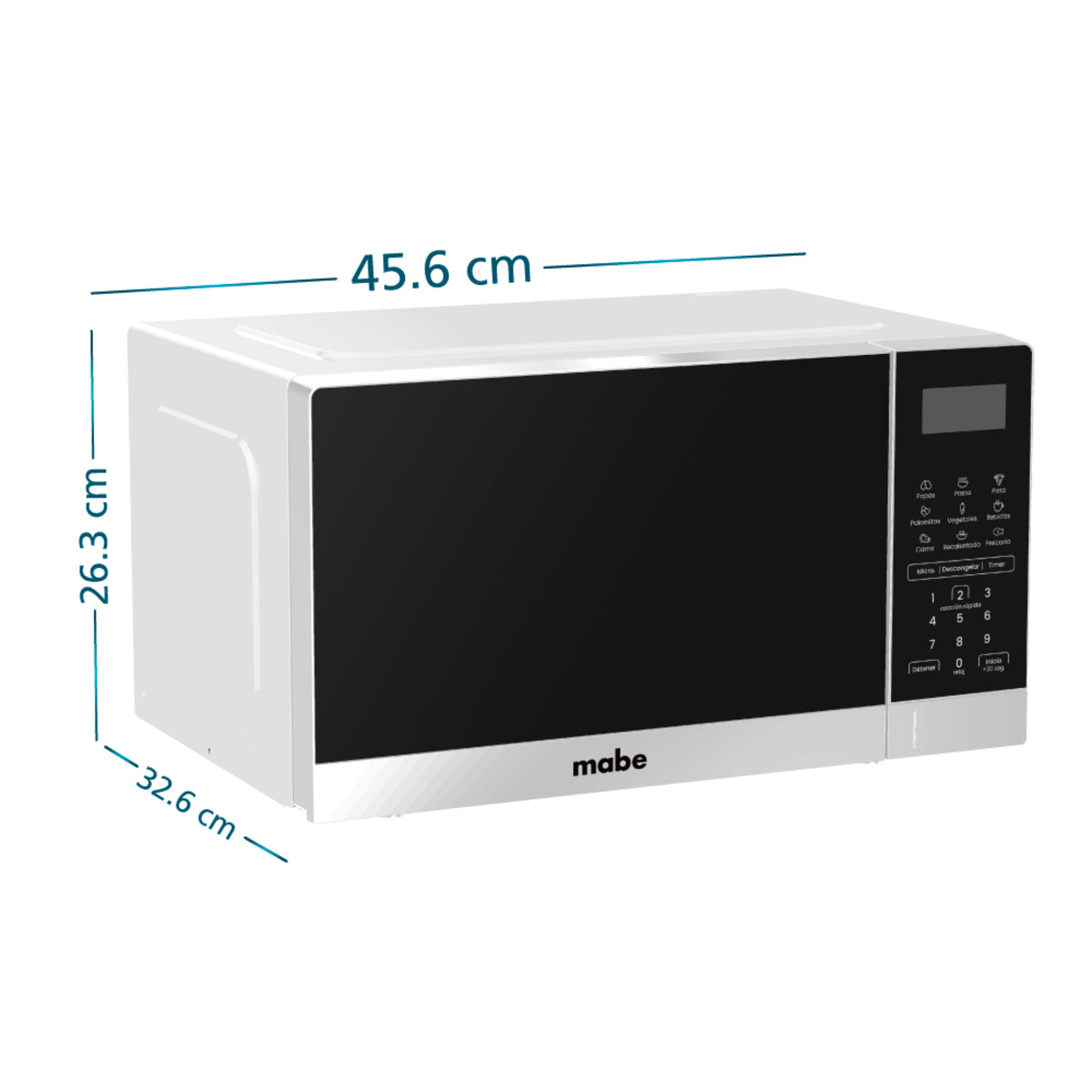 Horno Microondas Mabe 0.7 cuft (19.8 Litros) Negro - HMM07BBW