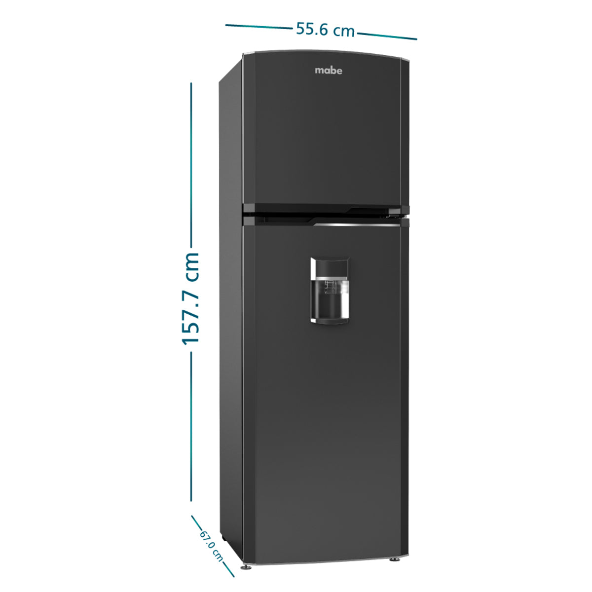 Nevera Mabe No frost Grafito RMA247PJCG - 247LTS