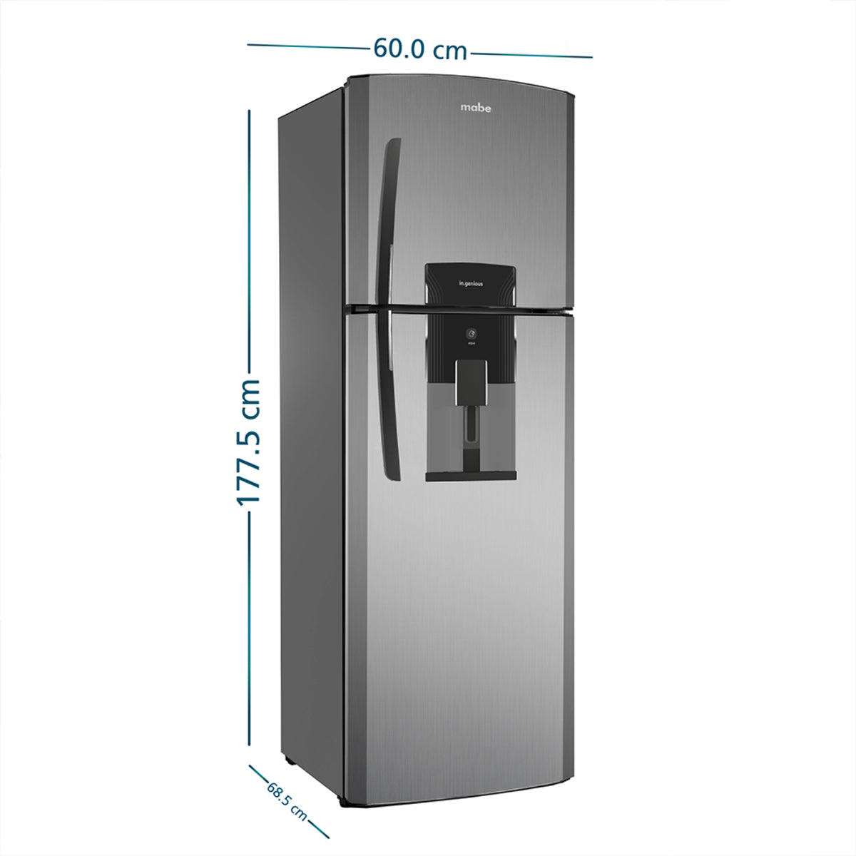 Nevera Mabe No Frost Platinum RMA313FXCT - 313 LTS