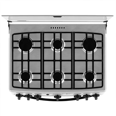 Estufa de piso a Gas 76 cm Inox Mabe - EMC30KXX-6