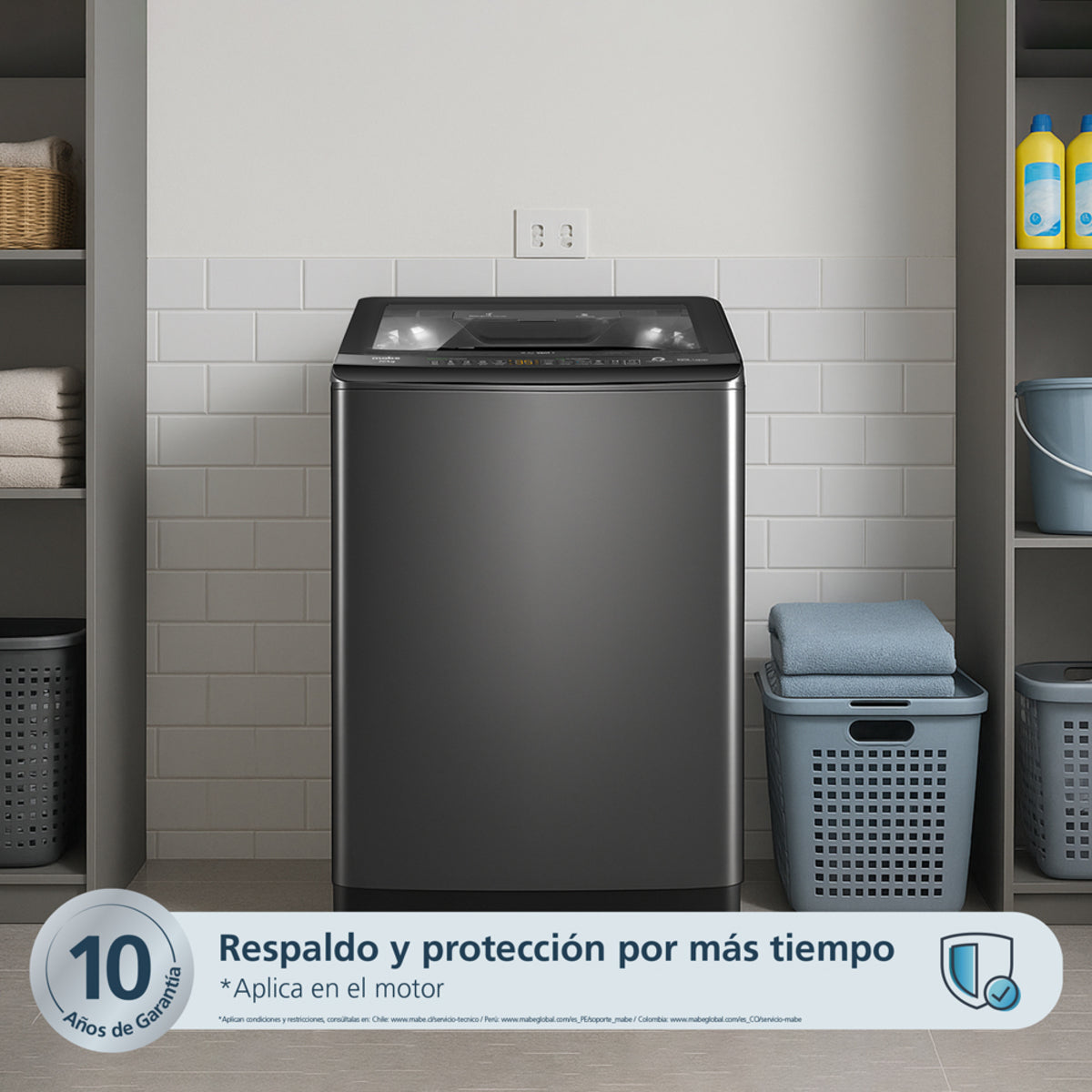 Lavadora Mabe Diamond Gray 20 Kg Automática - LMA0220WDGAB0