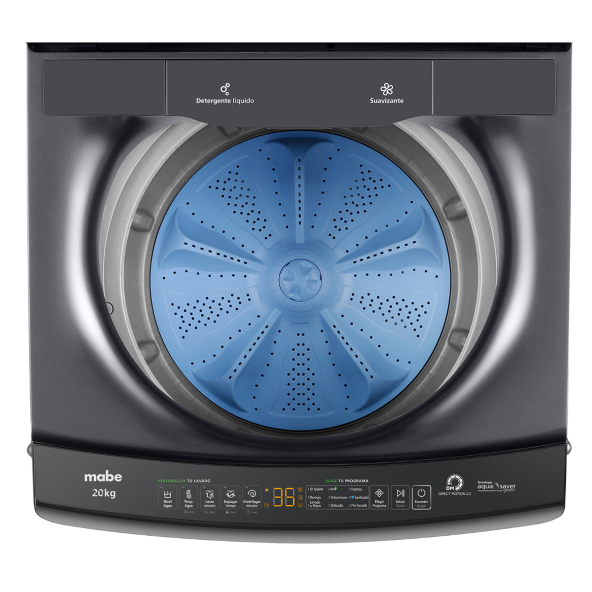 Lavadora Mabe Diamond Gray 20 Kg Automática - LMA0220WDGAB0