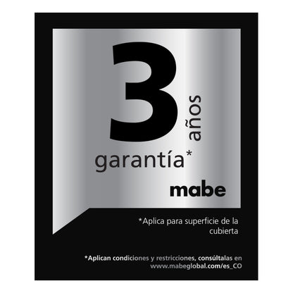 CUBIERTA MABE EMPOTRAR INOX 60CM  PM6044NFO