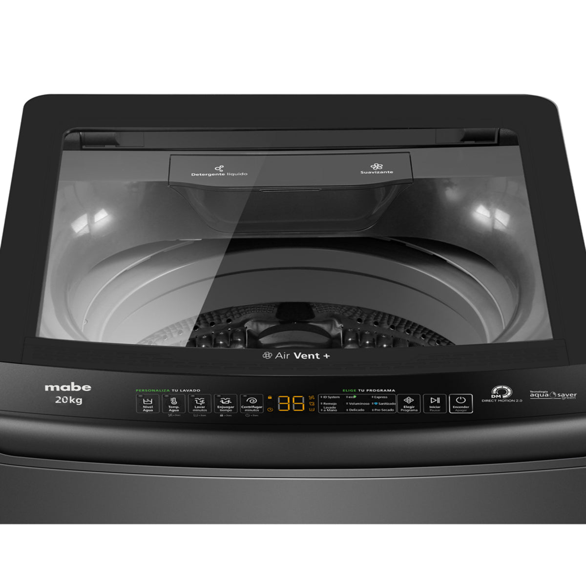 Lavadora Mabe Diamond Gray 20 Kg Automática - LMA0220WDGAB0