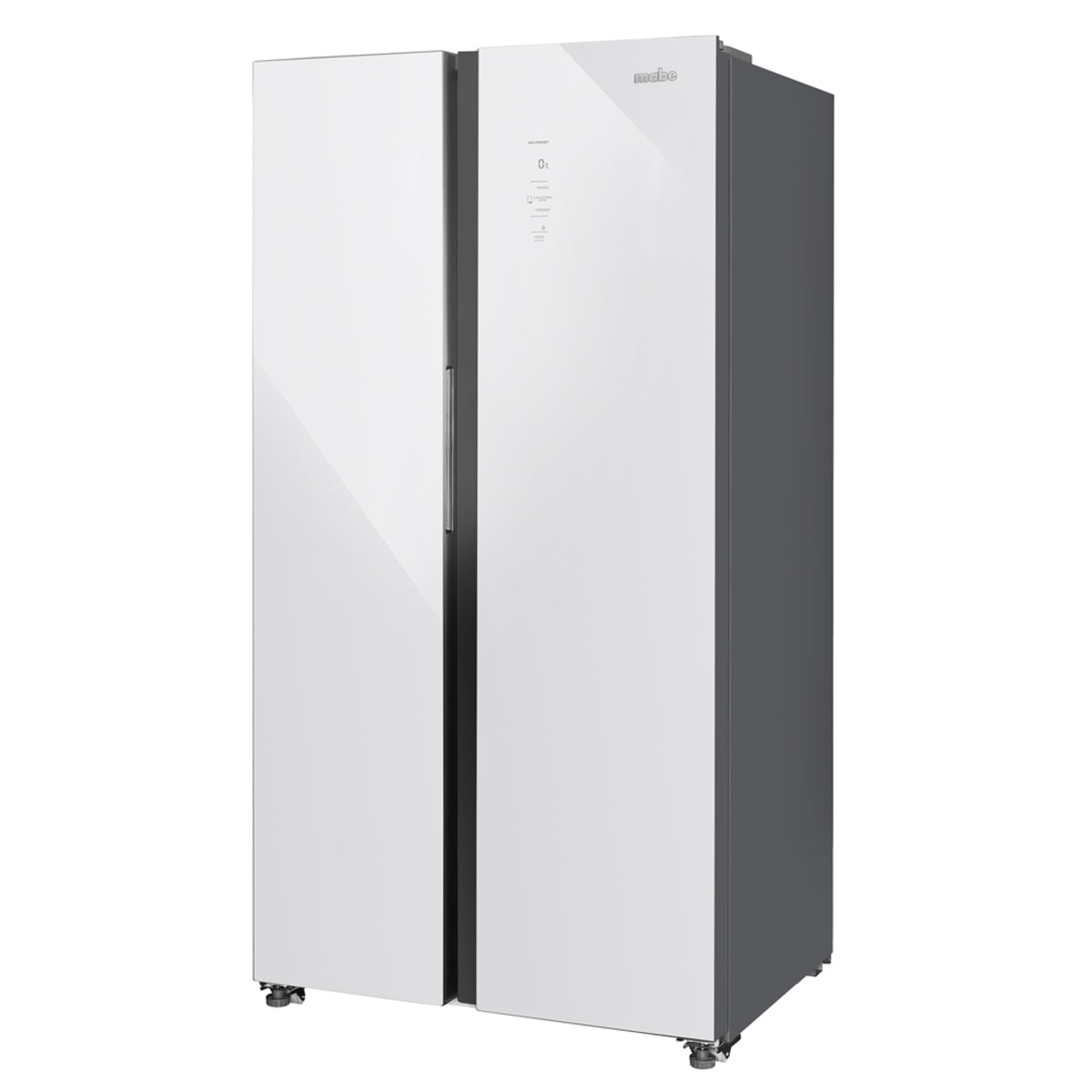 Nevecón Mabe Side by Side No Frost 631 L Brutos White Glass - MSL631LKLSG0