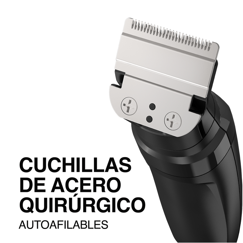 Recortadora Remington Recargable Kit Barba y Bigote PG6125