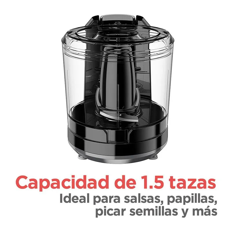 Picador de Alimentos Black+Decker One Touch 1.5 Tazas - HC150B