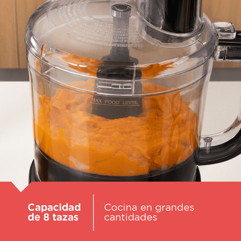 Procesador de alimentos BLACK+DECKER FP4342 Negro
