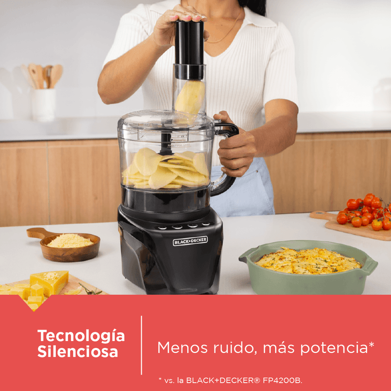 Procesador de alimentos BLACK+DECKER FP4342 Negro