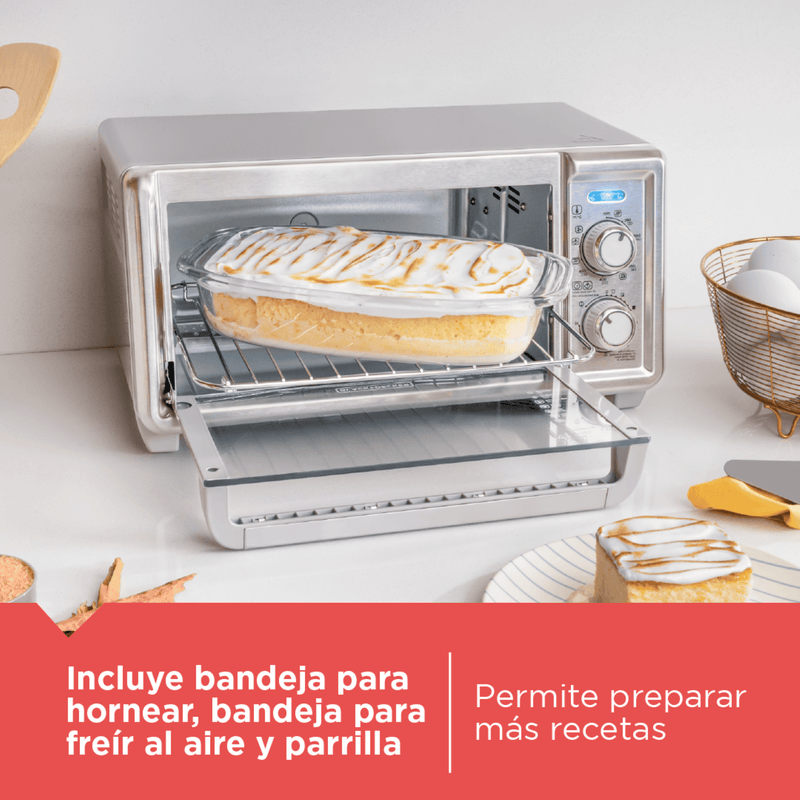 Horno tostador Black+Decker de 11 litros - TO4125-0SDLA
