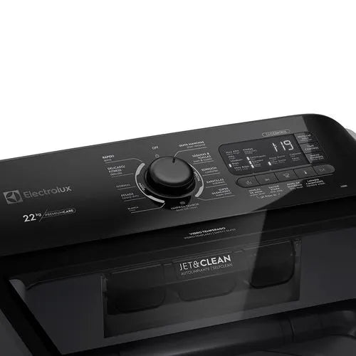 Lavadora Electrolux Carga Superior 22kg con Cierre Fácil Negra - LP22I