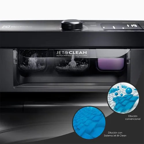Lavadora Electrolux Carga Superior 22kg con Cierre Fácil Negra - LP22I