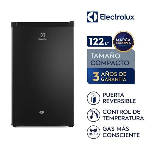 Minibar Electrolux frost 122L 1 puerta negro - ERA12D3C5AB