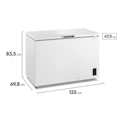 Congelador Horizontal Electrolux 366L Frost Inverter Blanco - EFH38S3C5AW