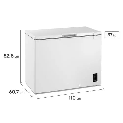 Congelador horizontal Electrolux 282L Frost Inverter Blanco - EFH30S3C5AW