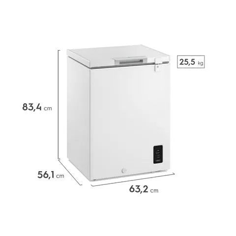 Congelador Horizontal Electrolux 141L Frost Inverter Blanco - EFH15S3C5AW